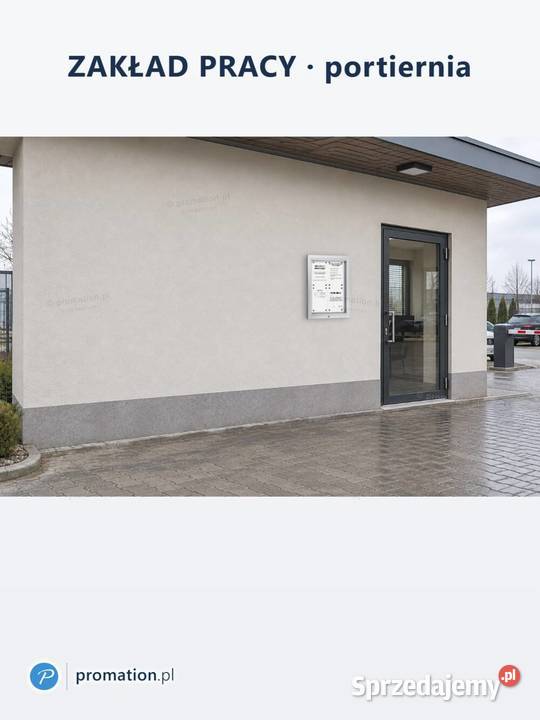Zewnętrzna gablota ogłoszeniowa 4A4 do sprzedam