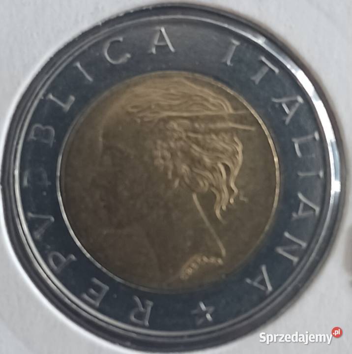 500 Lirów Włochy 1997 r okolicznościowe Konin