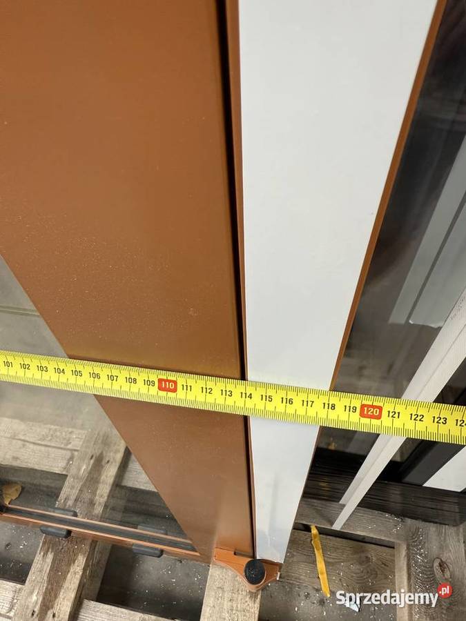 Drzwi aluminiowe ocieplone przeszklone Sieradz