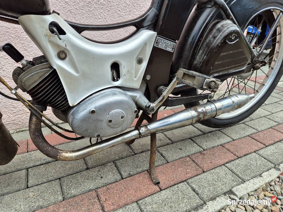 Simson SR2 Zarejestrowany na białe tablice 1959r Kęty
