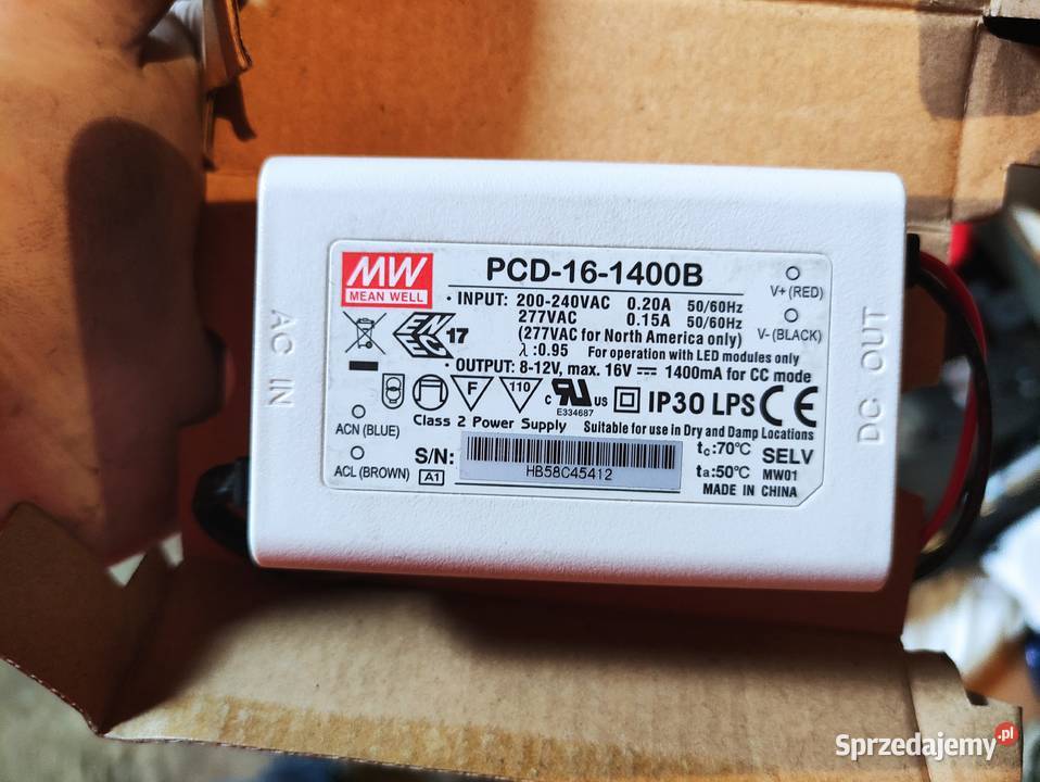 Sterownik LED Mean Well PCD161400B PCD161400B 16