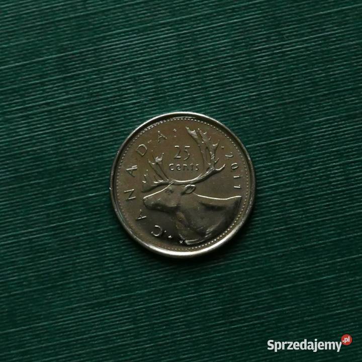 KANADA 25 centów 2011r