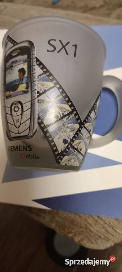 Siemens SX1 kolekcjonerski Kubek szklany śląskie Gliwice sprzedam