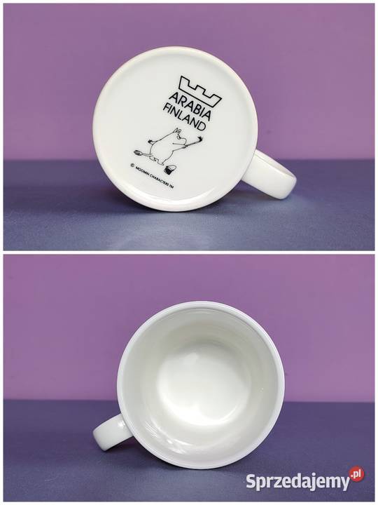 Muminki KUBEK Moomin Arabia Finland sygnatura Jasień