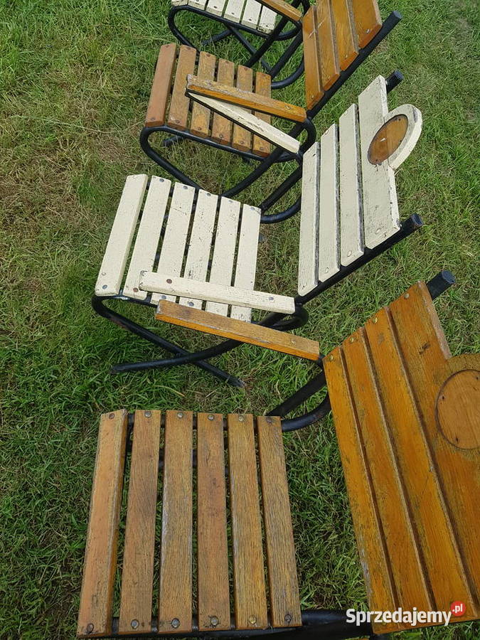 Krzesło krzesła fotel metalowe rurka z Głogowa