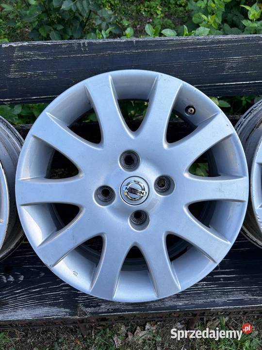 Alufelgi Nissan 16 4x1143 oryginalne mazowieckie Pilawa sprzedam