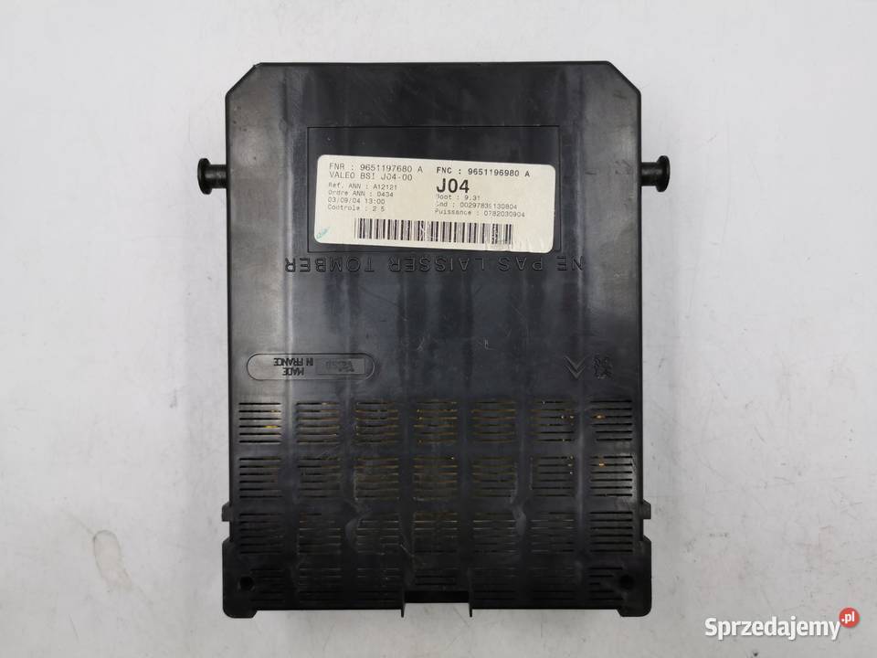 Sterownik Silnika Peugeot 307 16 HDI 9655698280 Wyszków
