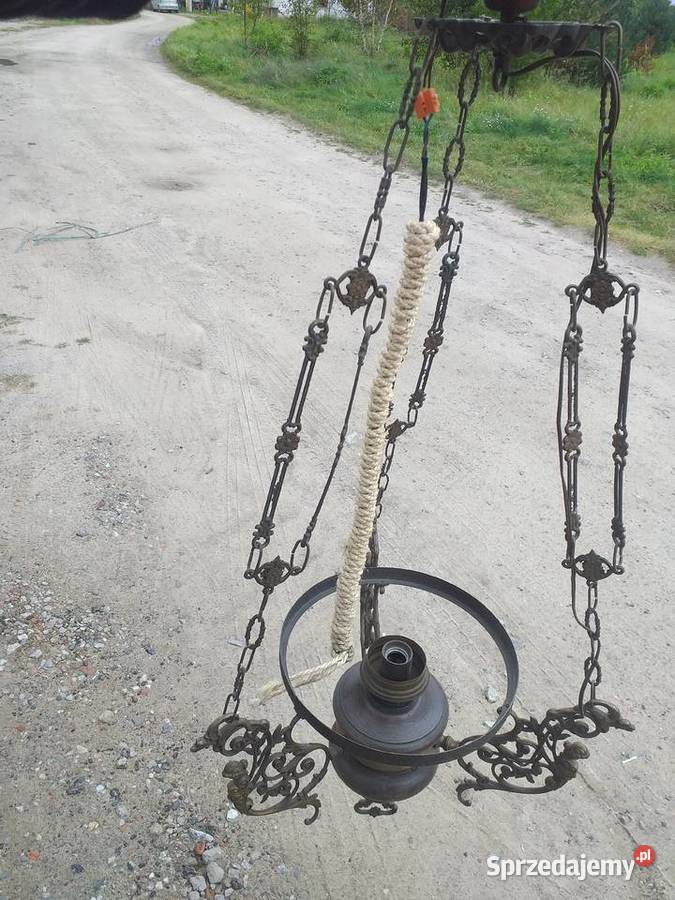 Lampa mosiężne wiszące Kórnik