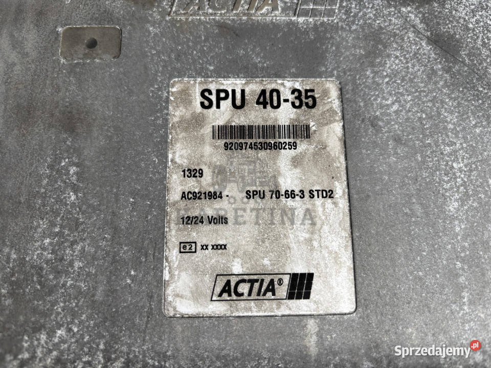 Moduł sterownik Terex Actia SPU 4035 AC921984 Jastrzębniki