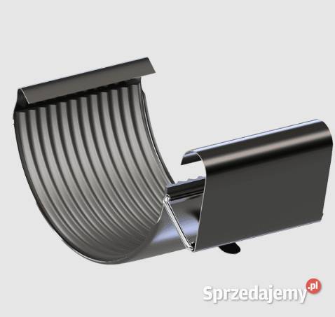 Rynna stalowa 125 powlekana metalowa zewnętrzne Ostrów Wielkopolski