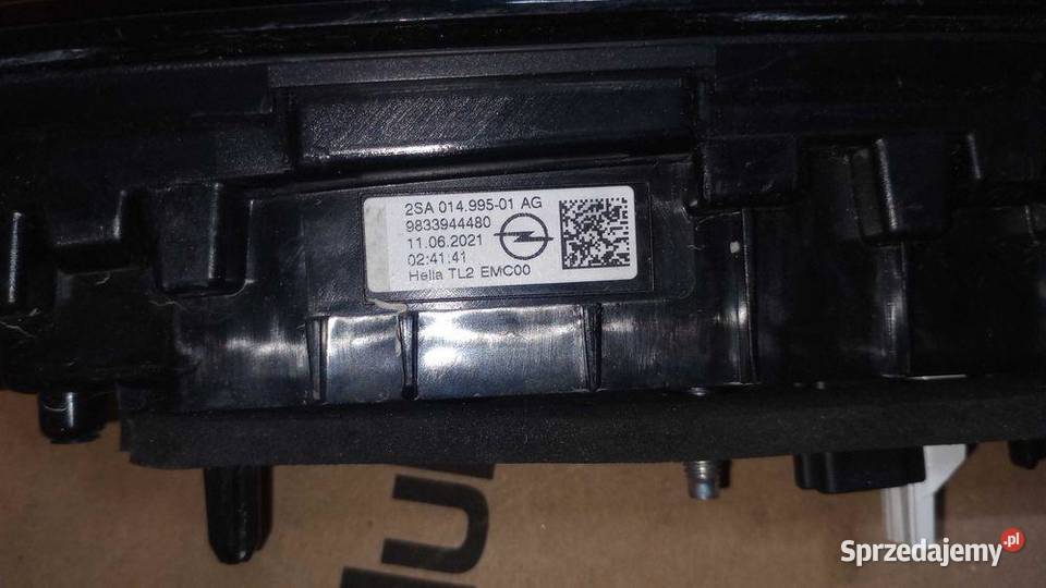 Lampa Led Lewy Tyl Opel Mokka B II 2020 Europa