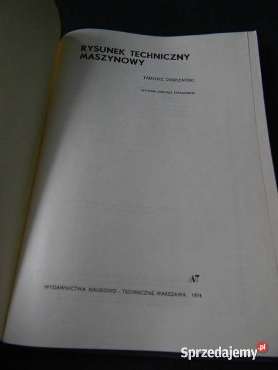 DOBRZAŃSKI RYSUNEK TECHNICZNY MASZYNOWY technika, nauki techniczne zachodniopomorskie Załom