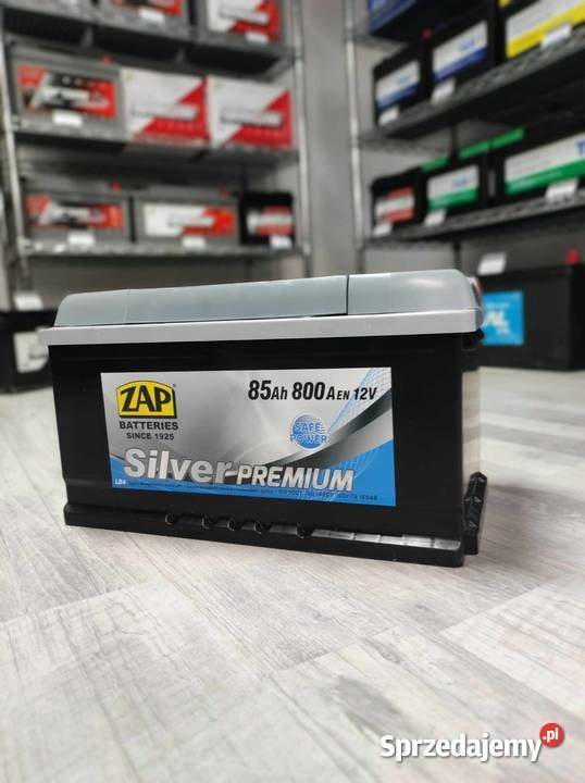 Akumulator Zap Silver Premium 85Ah 800A osobowe Akumulatory Białystok sprzedam