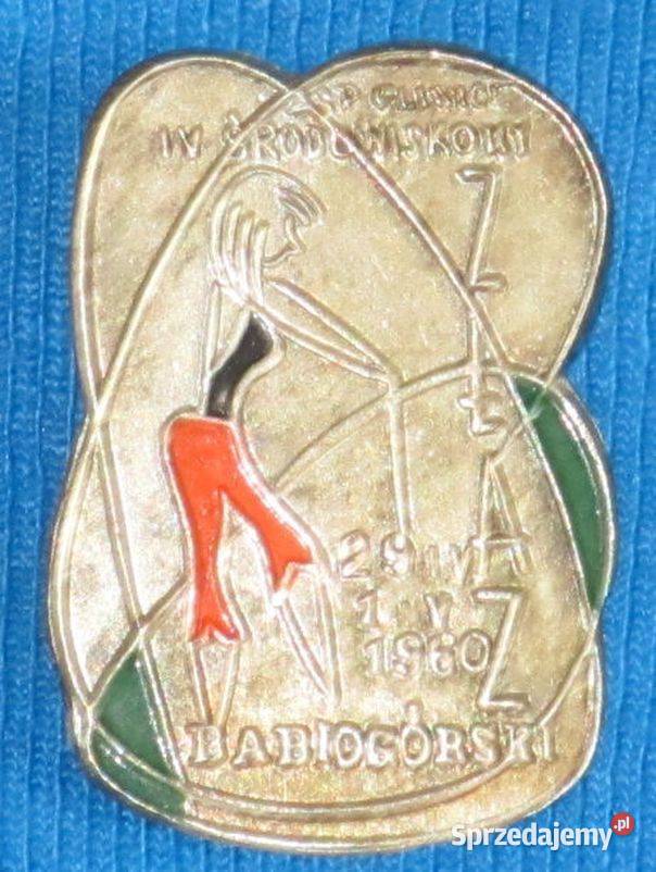 Przypinka ZSP Gliwice 1960 Pozostałe śląskie