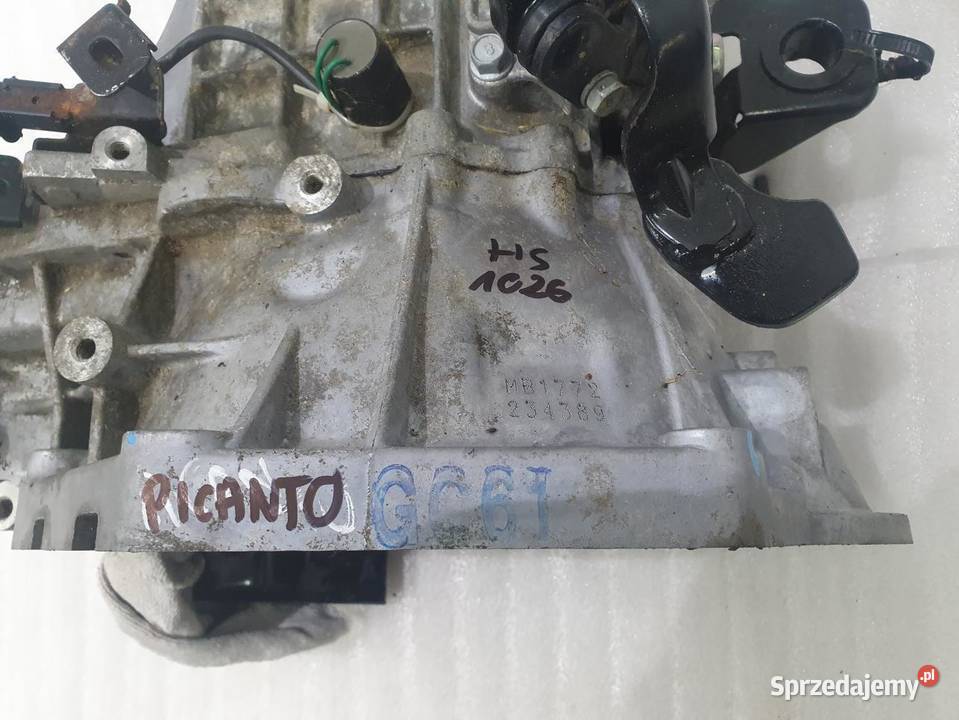 SKRZYNIA BIEGÓW KIA PICANTO II MB1772 10 osobowe Skrzynie biegów manualne