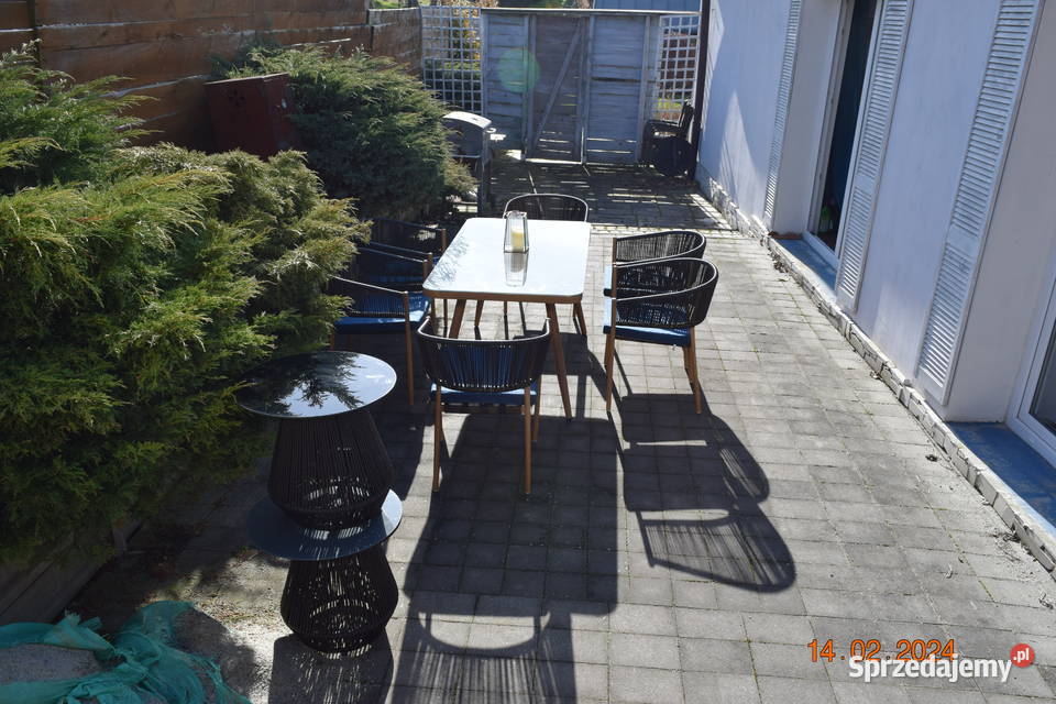 zestaw ogrodowy 61 technoratan obiadowy stół Bosutów