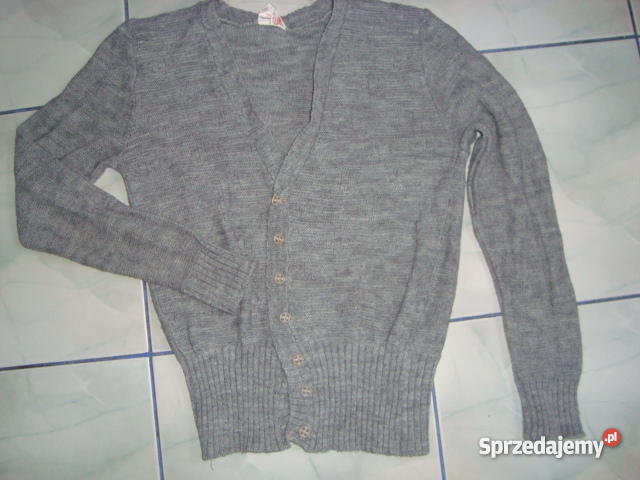 Sweter szary rozpinany 3637 Ostrołęka