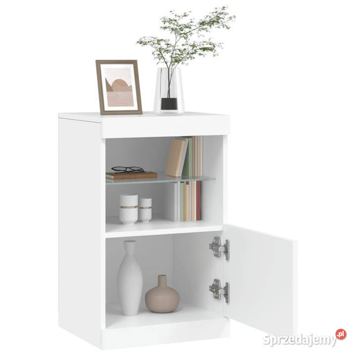 Szafka z oświetleniem LED biała 41x37x67 sprzedam