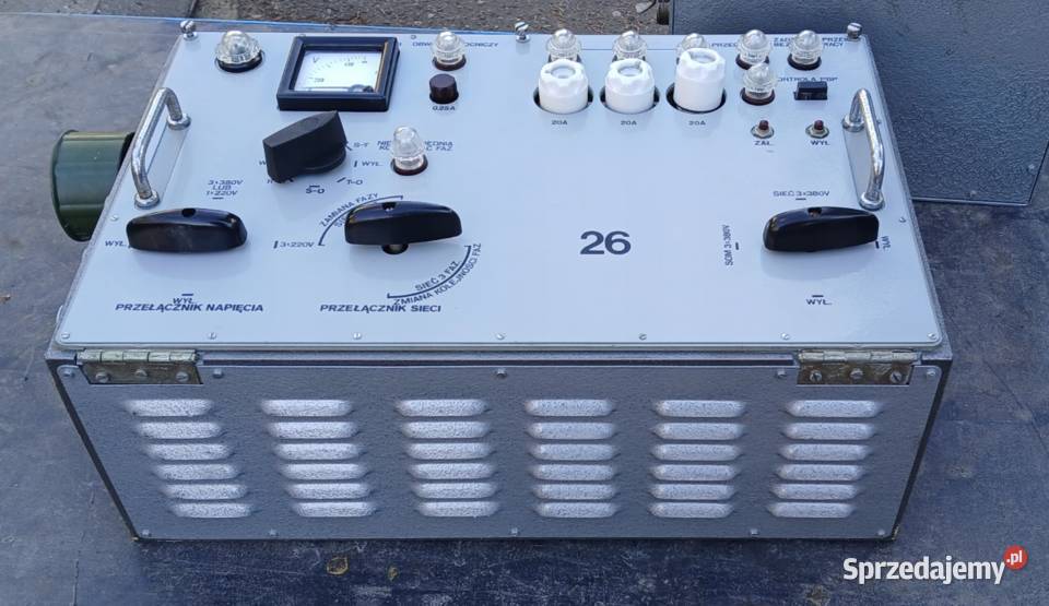 Zasilacz TZ 26 odbiornik pomocniczy radiostacja