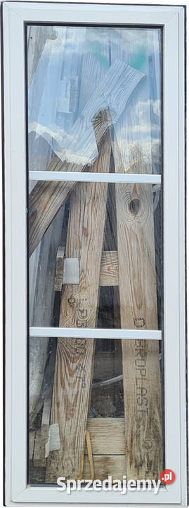 OKNA KacprzaK Witryna 48x137 FIX Używany PCV Dom i Ogród lubelskie Lublin