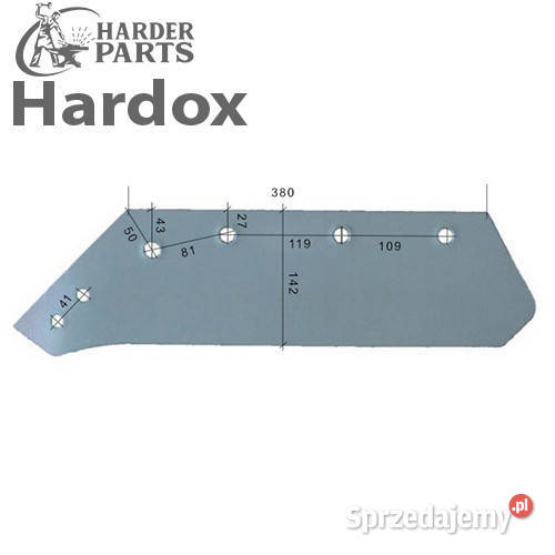 Lemiesz 16 300ha HARDOX 063018L do pługa Suwałki