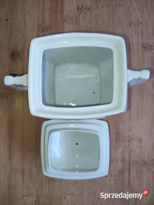 Ćmielów płaski cukiernica proj B Wendorf 193234 Białystok