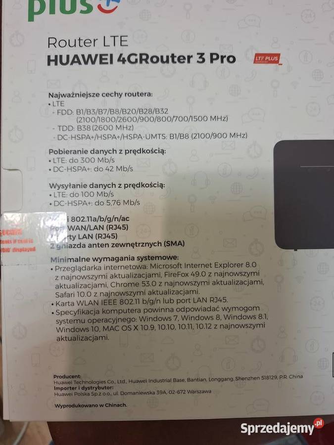 ruter hauwey LTE Rzeszów sprzedam