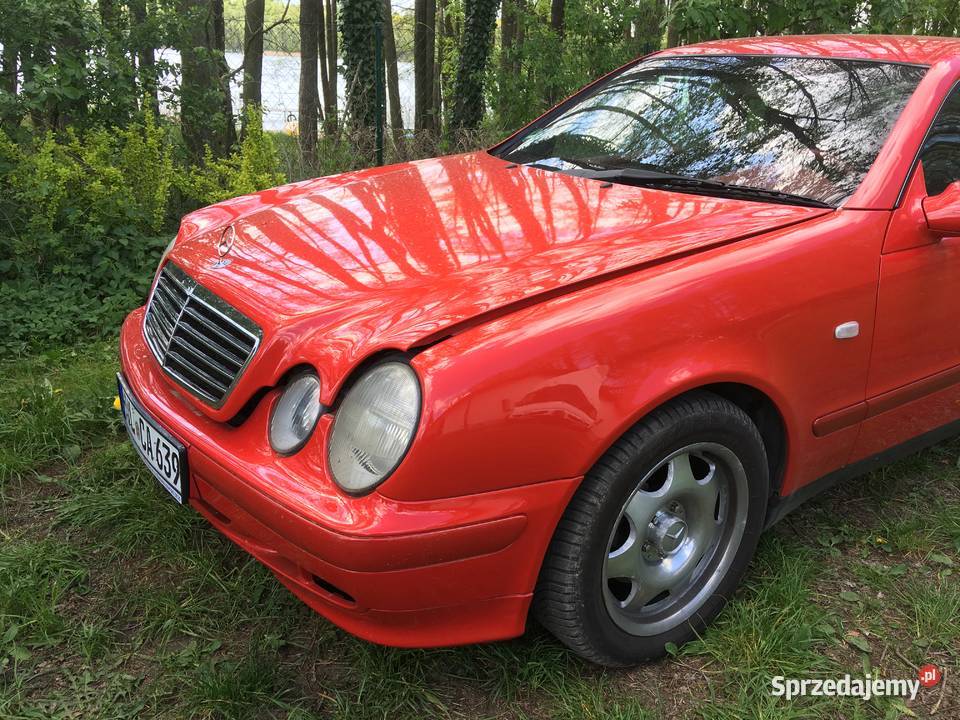 MERCEDES CLK W208 KOMPLETNY PRZÓD 586 części blacharskie wielkopolskie sprzedam