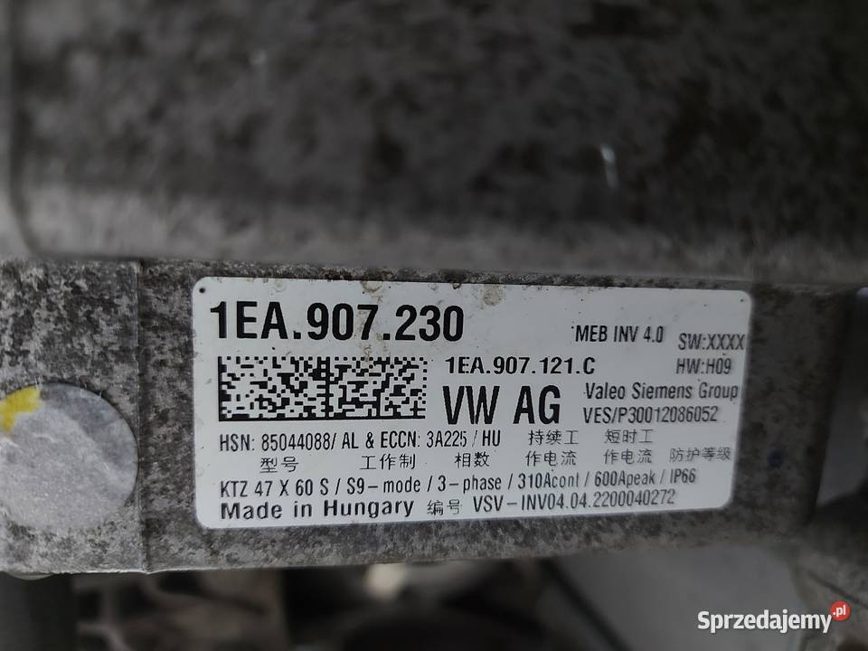 Skoda Enyaq 5LA iV60 SILNIK ELEKTRYCZNY dolnośląskie