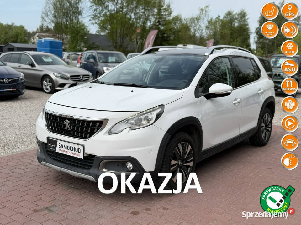 Peugeot 2008 Gwarancja Niski Przebieg Panorama serwisowany w ASO Sade Budy