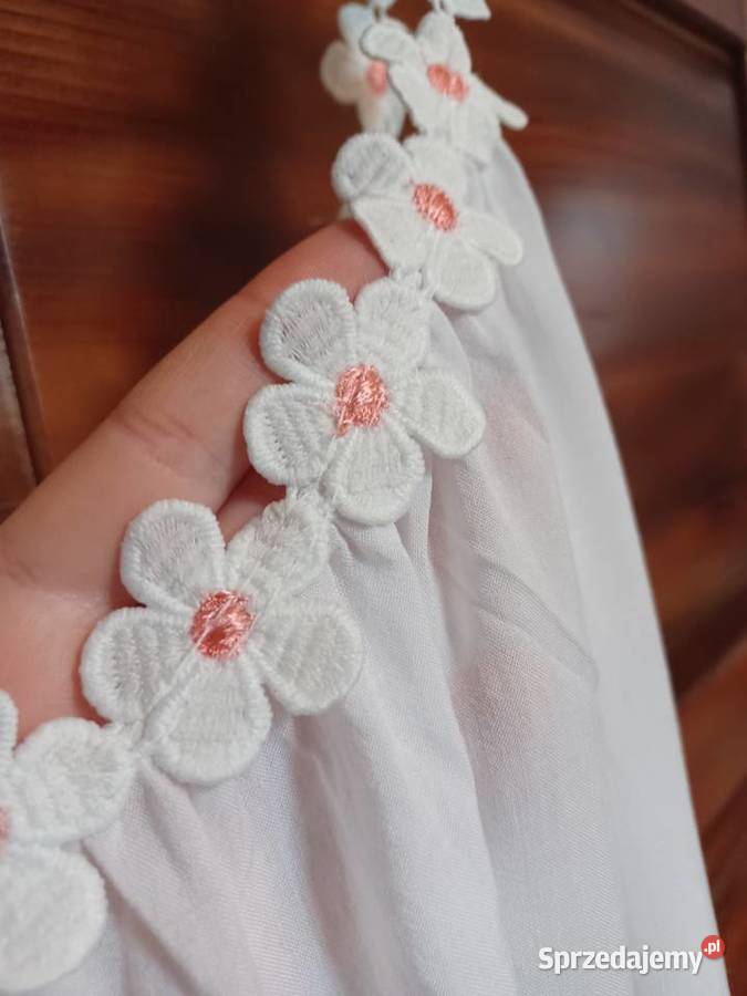 Bluzka biała ramiączka wiskoza rozmiar L stan Rozmiar 40(L) Rzeszów sprzedam