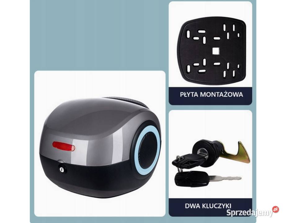 KUFER BAGAŻOWY CENTRALNY CZARNOSZARY Z PŁYTĄ Sosnowiec