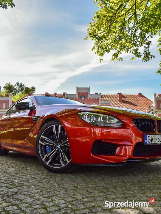 BMW M6 F13 Sakhir Orange Czarna skóra Super stan 4400cm3