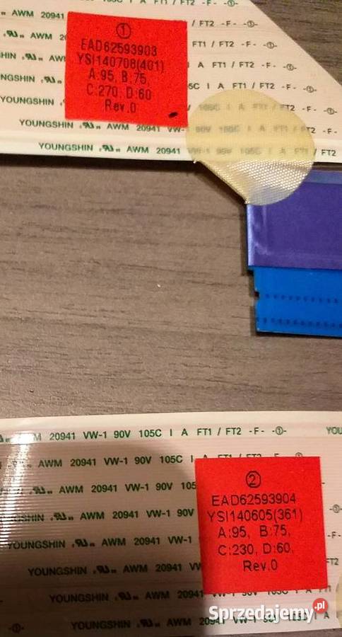 Taśma TV LG 42LF652V LVDS EAD62593904 opolskie Opole sprzedam