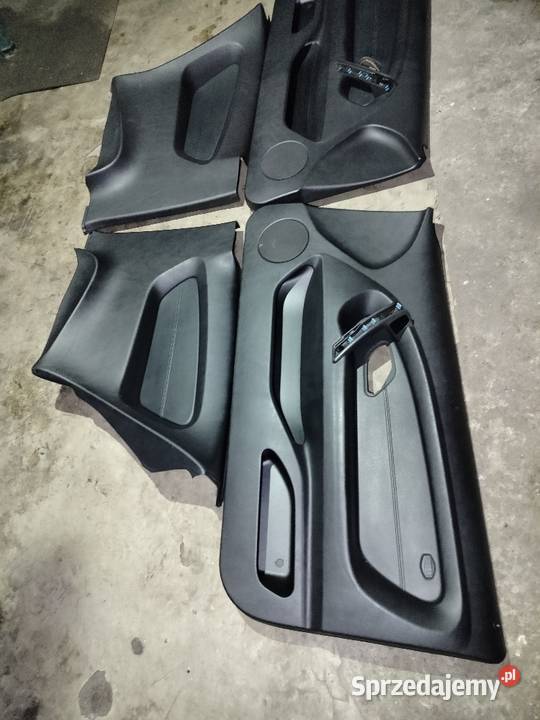 Bmw e46 Compakt boczki skóra czarne Europa łódzkie