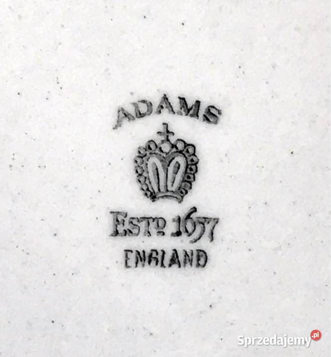 Stary angielski talerz ozdobny William Adams Myszków