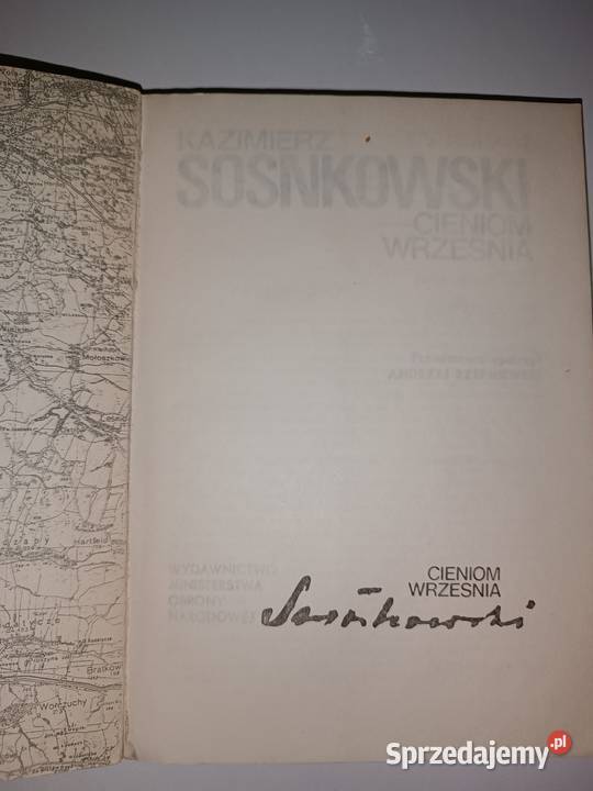 Cieniom Września Kazimierz Sosnkowski Wyd MON historia, archeologia Bydgoszcz