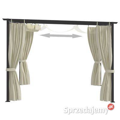 vidaXL Altana ogrodowa z zasłonami 3 x 3 m mazowieckie