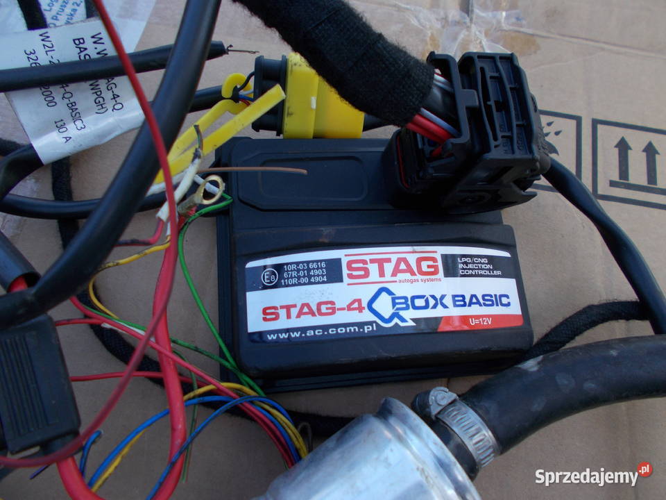 instalacja gazowa sekwencja LPG STAG 4 QBOX osobowe lubelskie Zamość