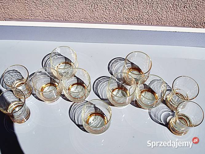 ZESTAW DO BRYDŻA popielniczka pucharki na drinki Chorzów