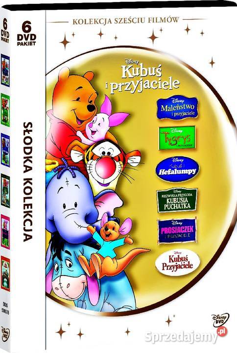 KUBUŚ I PRZYJACIELE SŁODKA KOLEKCJA DISNEY 6 DVD DVD Kalisz sprzedam