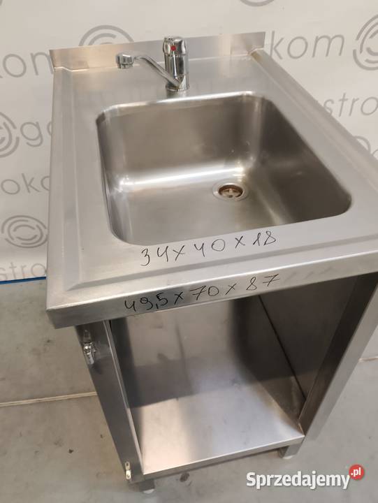 STÓŁ ZE ZLEWEM KOMAT 50X70X85 Gastronomia Wrocław