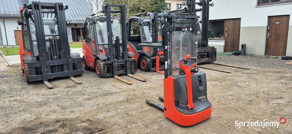 Elektryczny Paleciak Linde L10 2015 Triplex 445 elektryczny Małkinia Górna sprzedam