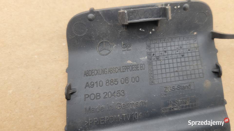 MERCEDES SPRINTER W910 ZAŚLEPKA HAKA ZDERZAKA Ruda Śląska