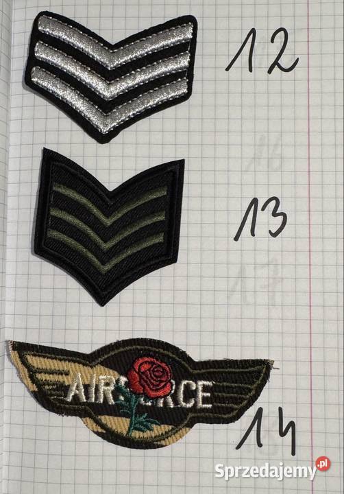 Naszywki na ubrania inne zachodniopomorskie Szczecin