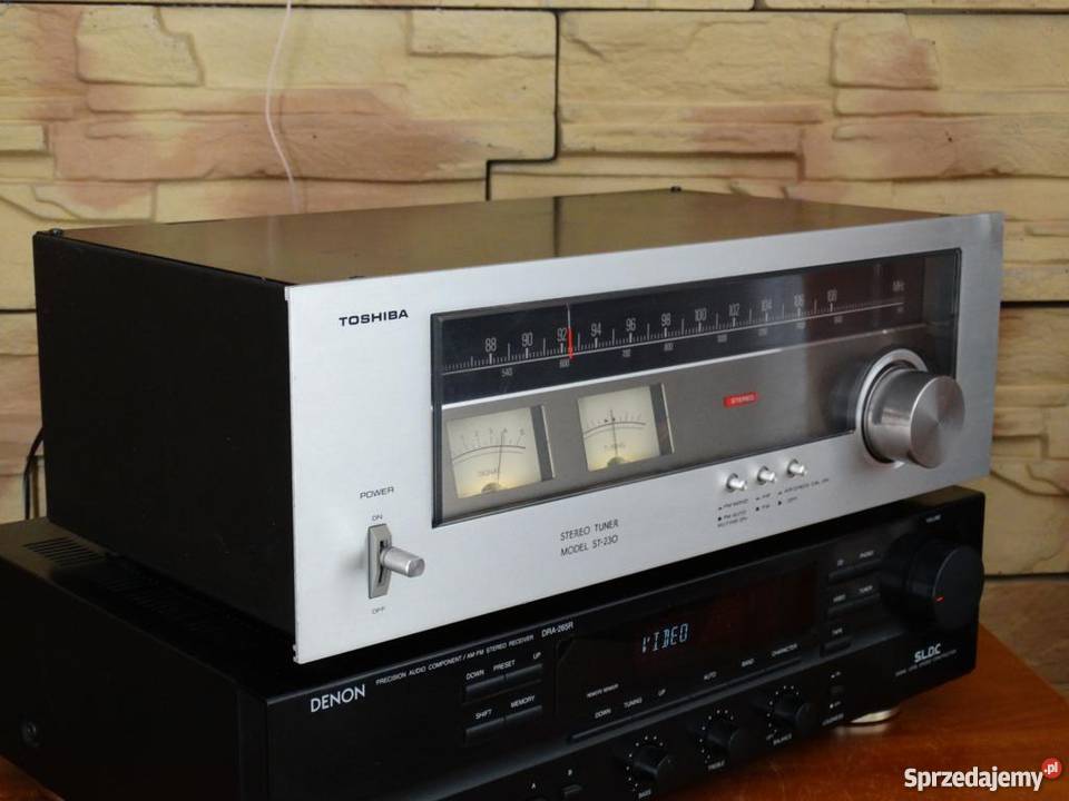 Tuner radiowy Toshiba śliczny Vintage WYSYŁKA Amplitunery podkarpackie Jasło sprzedam