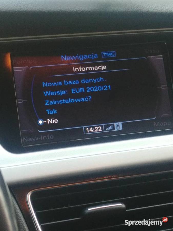 Język polski polskie menu jezyk Audi Mapy Warszawa