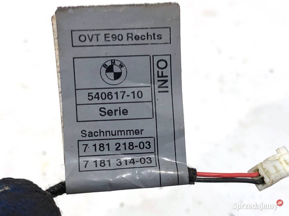 KLAMKA ZEWNĘTRZNA PRAWY TYŁ BMW E84 SUV 0915