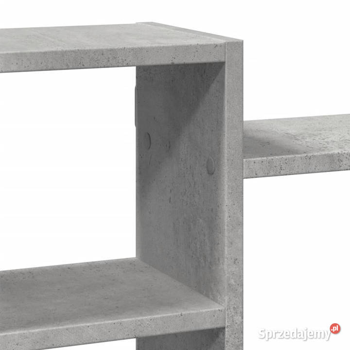 Półka ścienna szarość betonu 129x18x42 WM853221 Warszawa