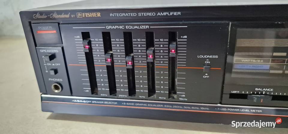 Wzmacniacz amplifier Studio Standard Fisher wielkopolskie Międzychód